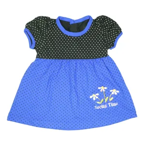 Vestido de Niña 3 Piezas Bebu Negro/Azul